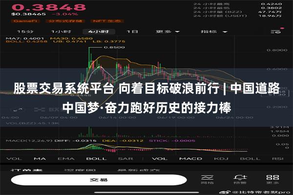 股票交易系统平台 向着目标破浪前行 | 中国道路中国梦·奋力跑好历史的接力棒