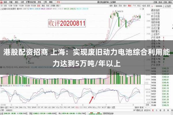 港股配资招商 上海：实现废旧动力电池综合利用能力达到5万吨/年以上