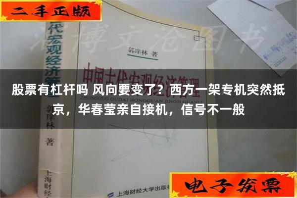 股票有杠杆吗 风向要变了？西方一架专机突然抵京，华春莹亲自接机，信号不一般