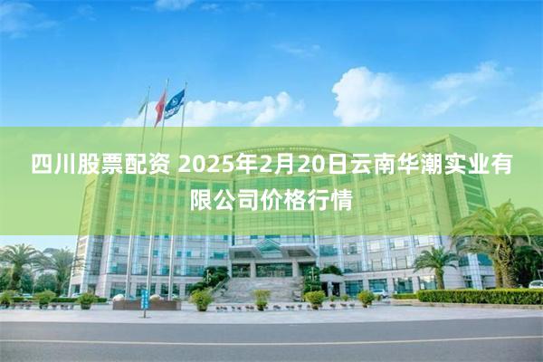 四川股票配资 2025年2月20日云南华潮实业有限公司价格行情